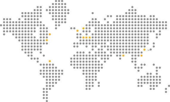 Synergy Engineering project world map